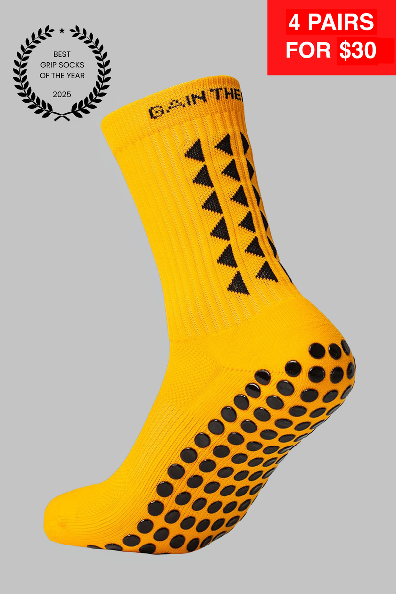 GRIP SOCKS MidCalf Length Orange – Gain The Edge US