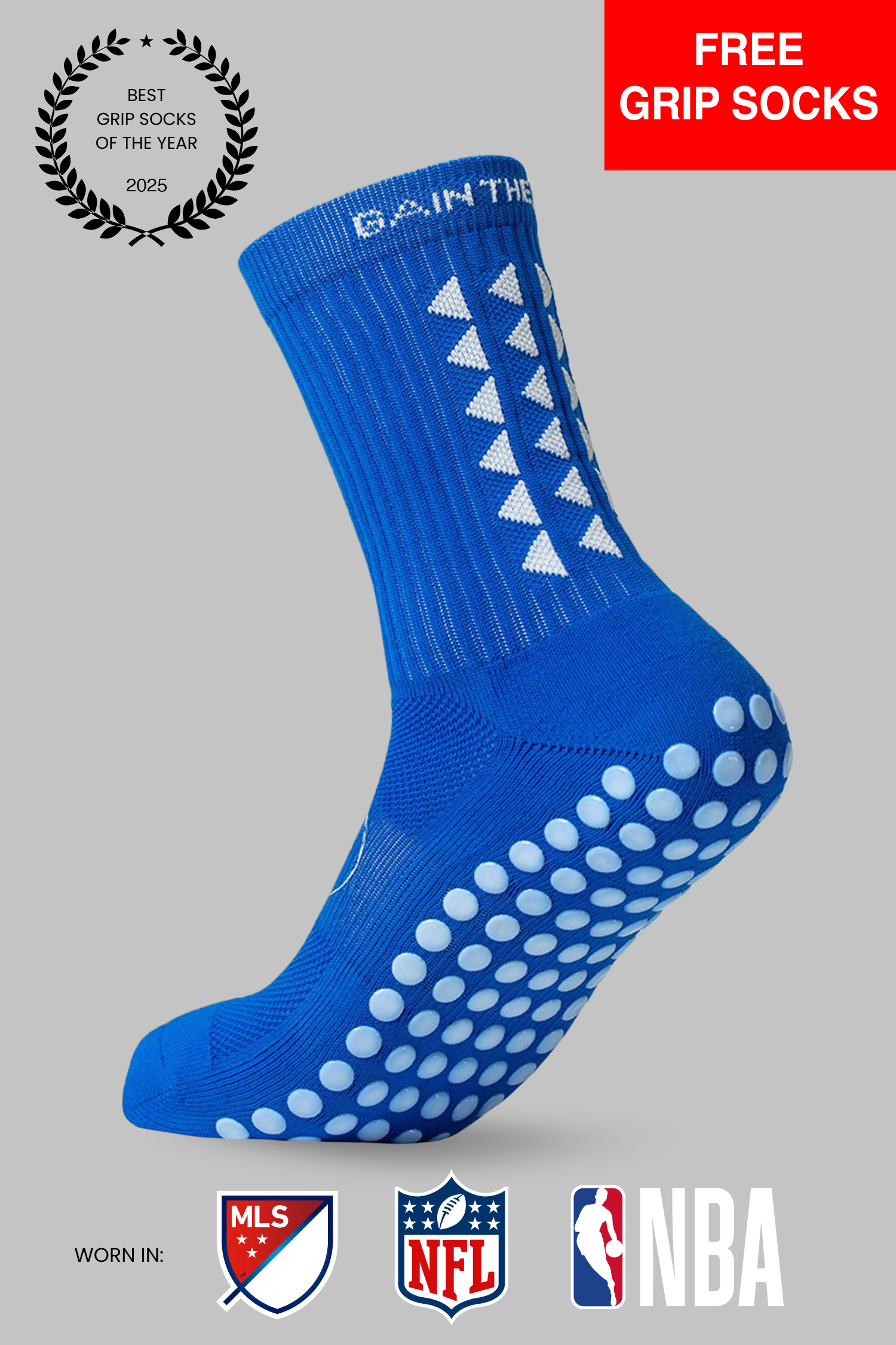 GRIP SOCKS 3.0  MidCalf Length - Blue