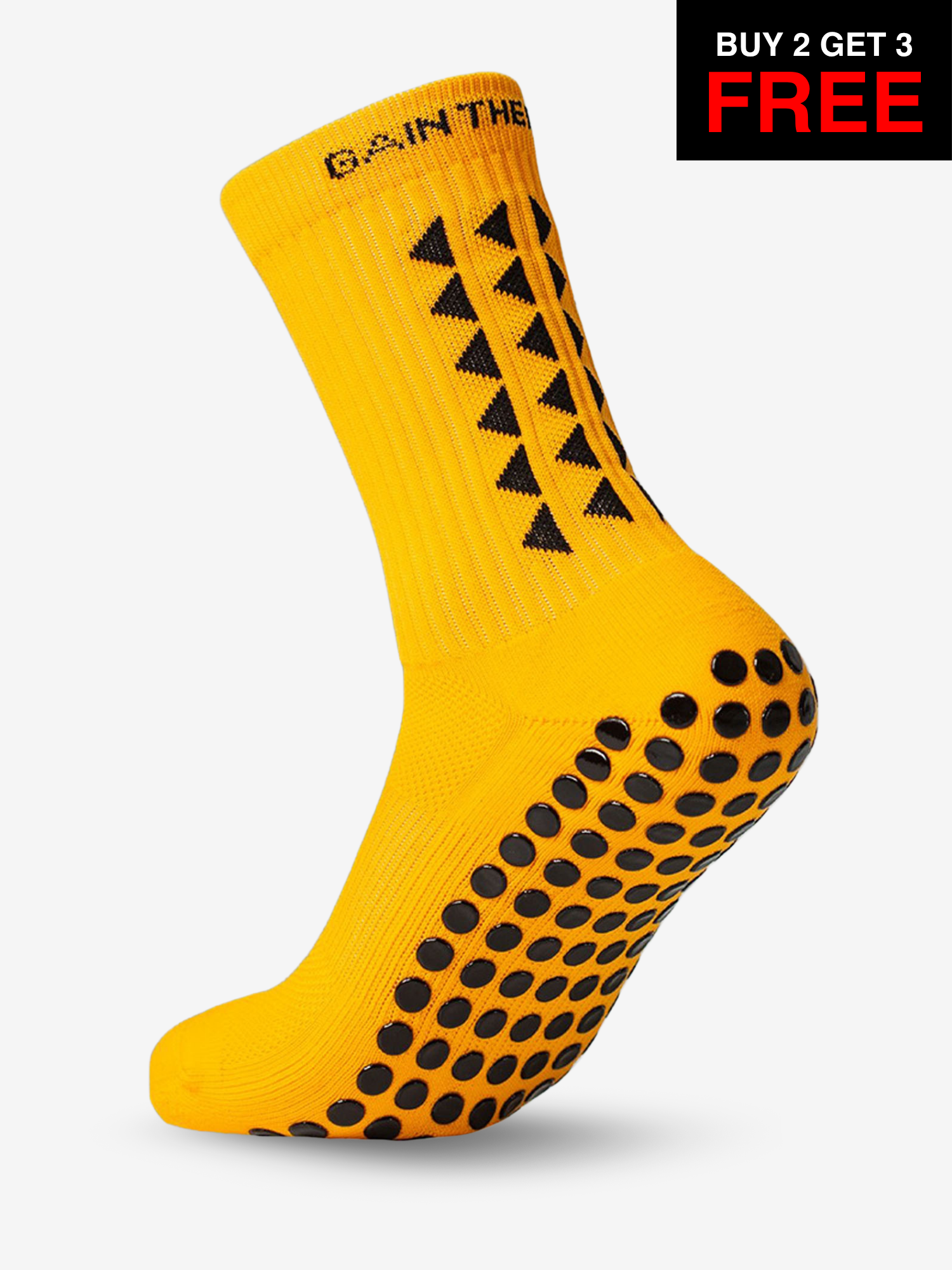 GRIP SOCKS 3.0  MidCalf Length - Orange - SALE BUY 2 GET 3 FREE