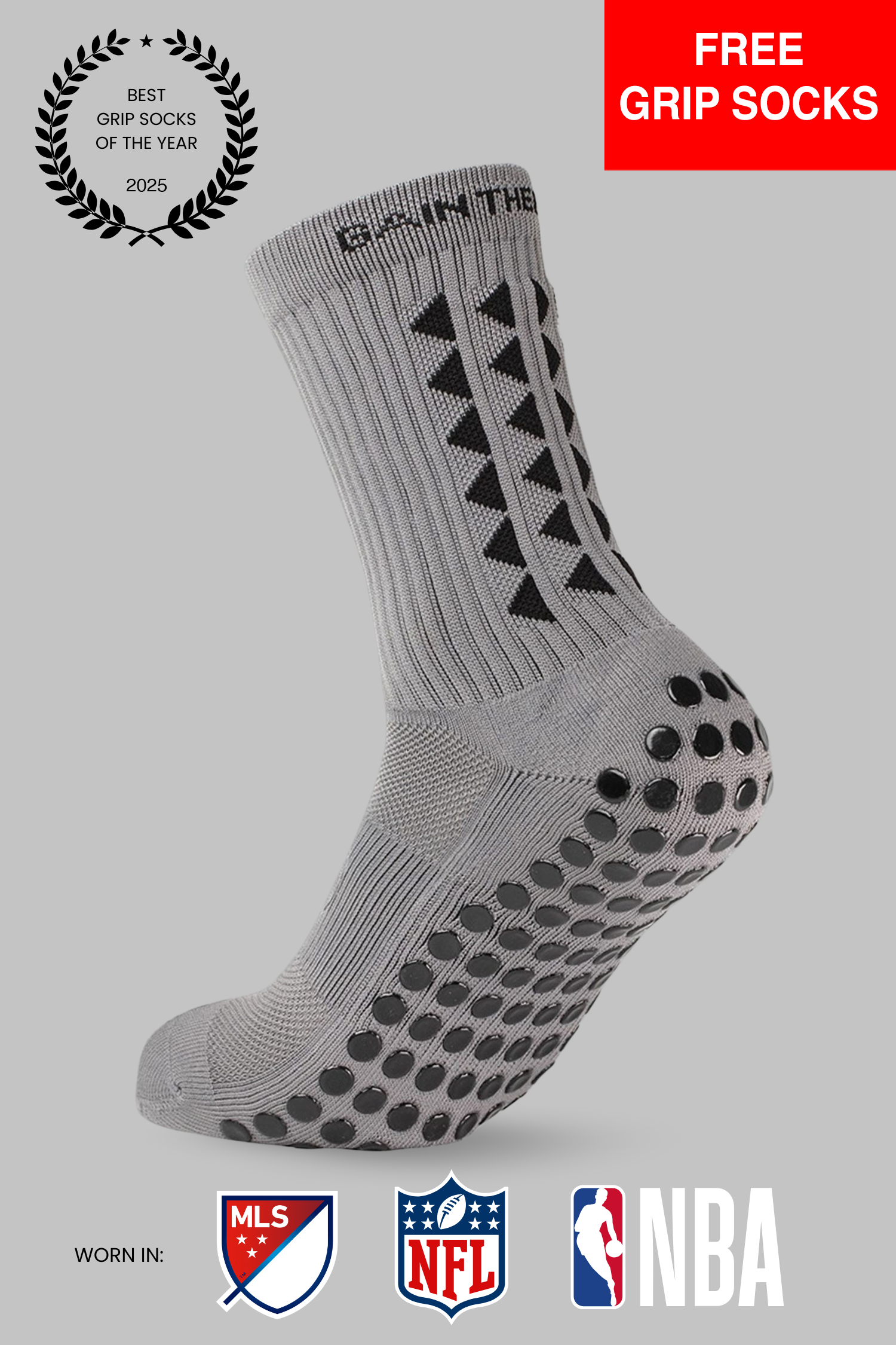 GRIP SOCKS 3.0  MidCalf Length - Grey