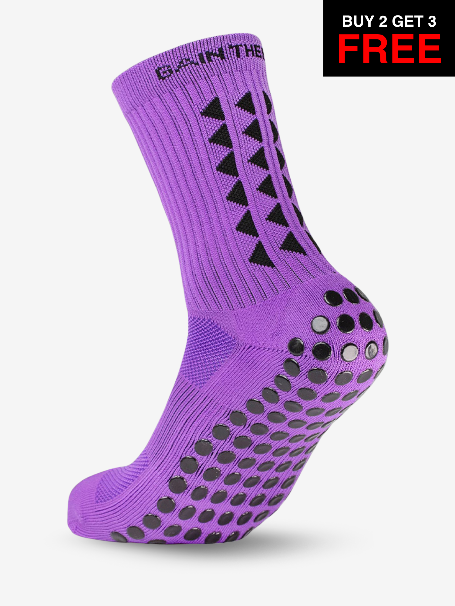 GRIP SOCKS 3.0  MidCalf Length - Purple - SALE BUY 2 GET 3 FREE