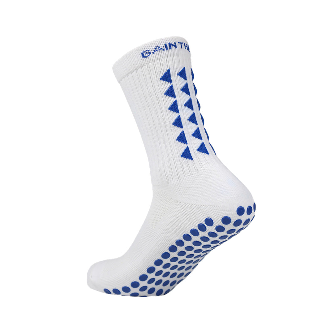 GRIP SOCKS 3.0  MIDCALF LENGTH - White & Blue - Bundle & Save