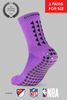 GRIP SOCKS 3.0  MidCalf Length - Purple