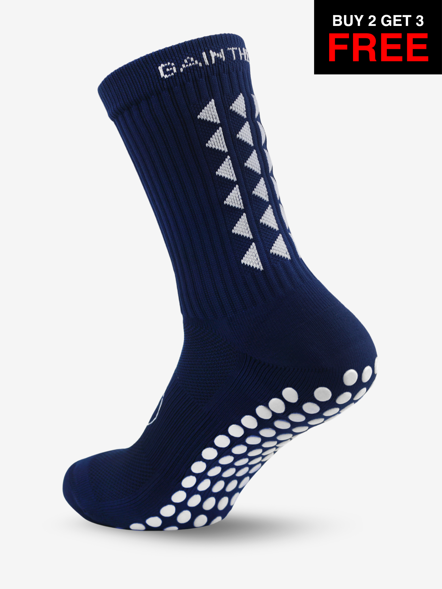 GRIP SOCKS 3.0  MidCalf Length - Navy Blue - SALE BUY 2 GET 3 FREE