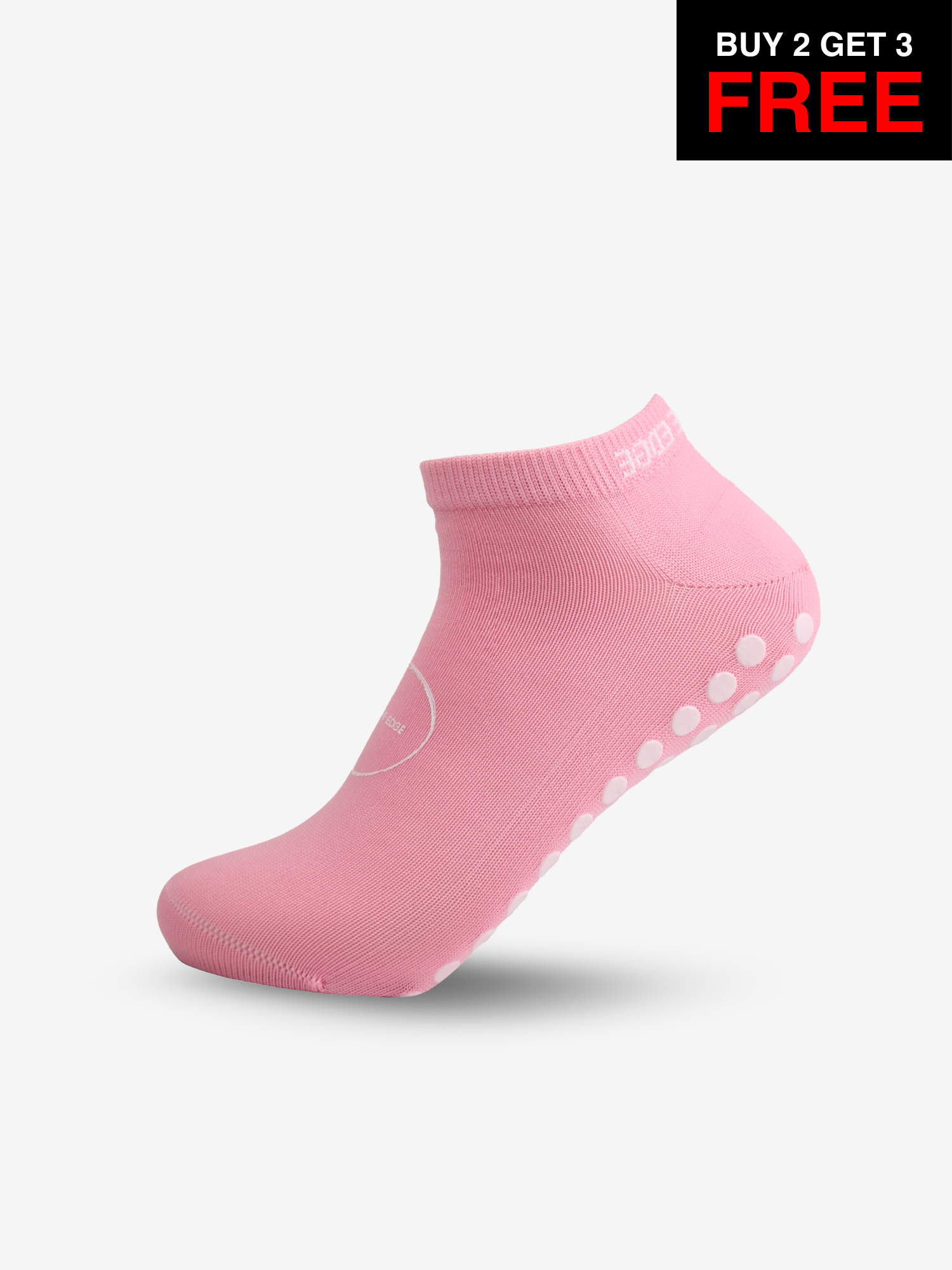 Ankle Grip Socks - Pink - SALE BUY 2 GET 3 FREE