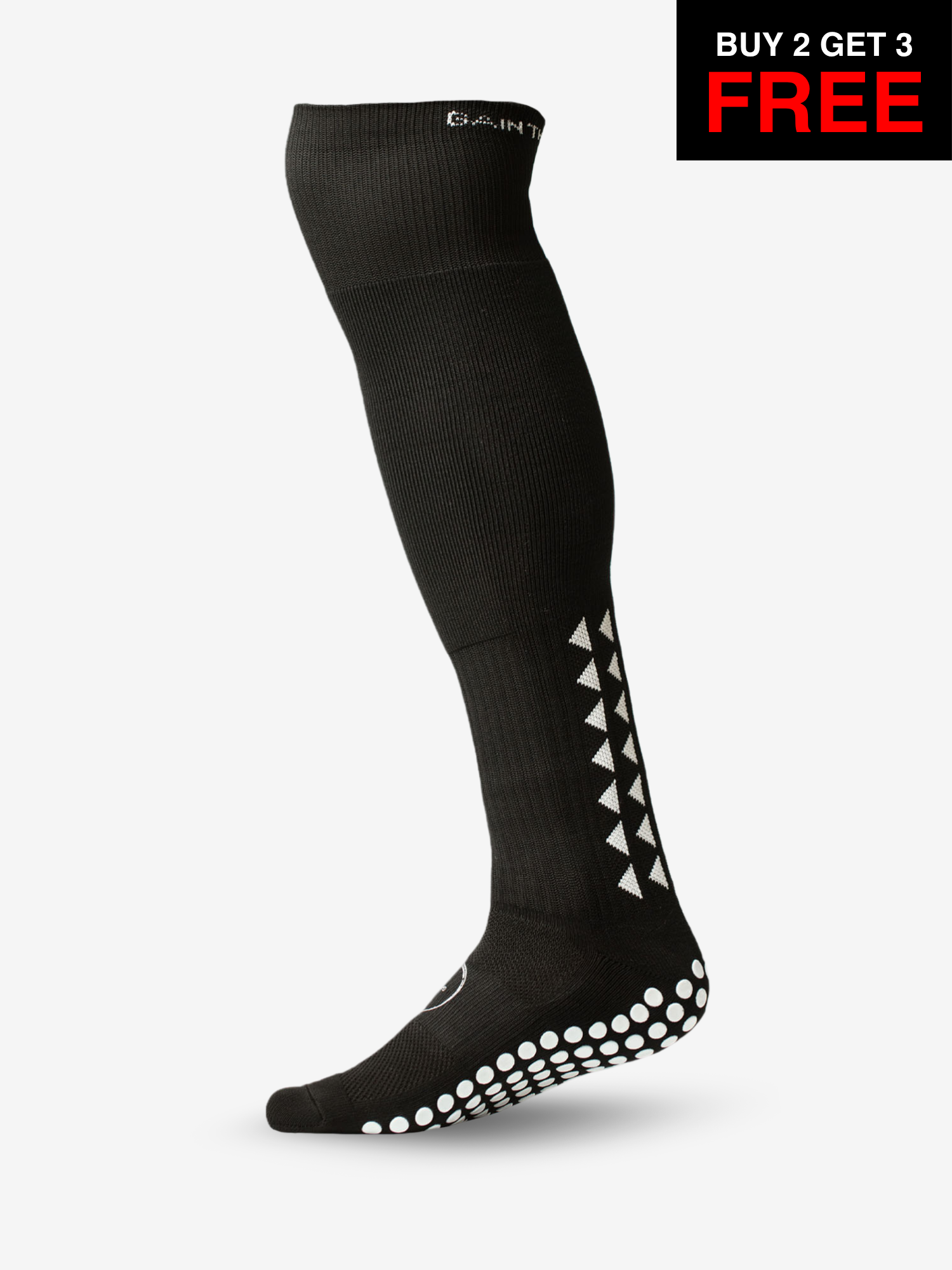 GRIP SOCKS 3.0  Full Length - Black - SALE BUY 2 GET 3 FREE