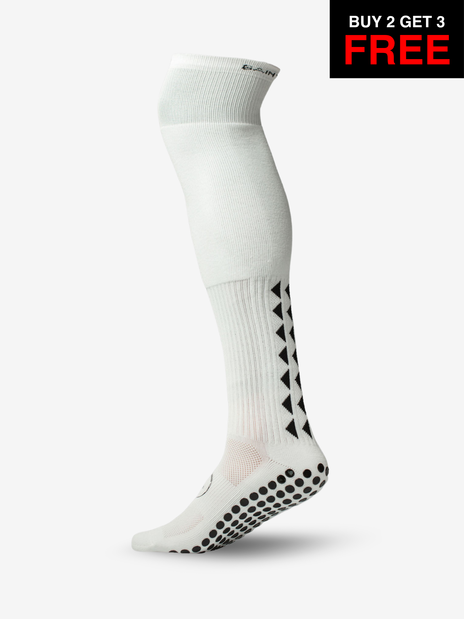 GRIP SOCKS 3.0  Full Length - White - SALE BUY 2 GET 3 FREE