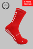 GRIP SOCKS 2.0  MidCalf Length - Red