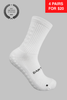 GRIP SOCKS 3.0 midcalf length - WHITEOUT EDITION