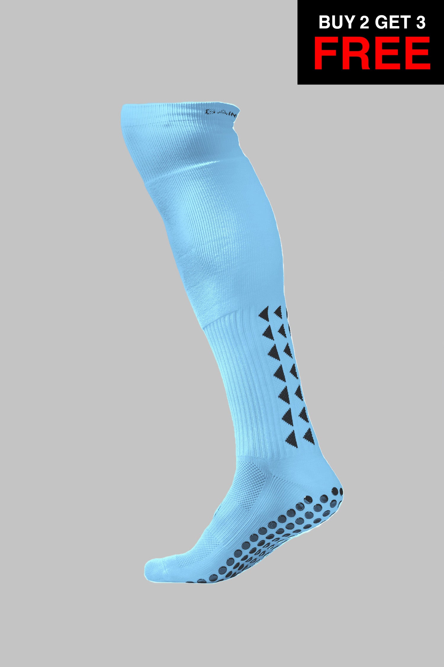 GRIP SOCKS 2.0  Full Length - Light Blue