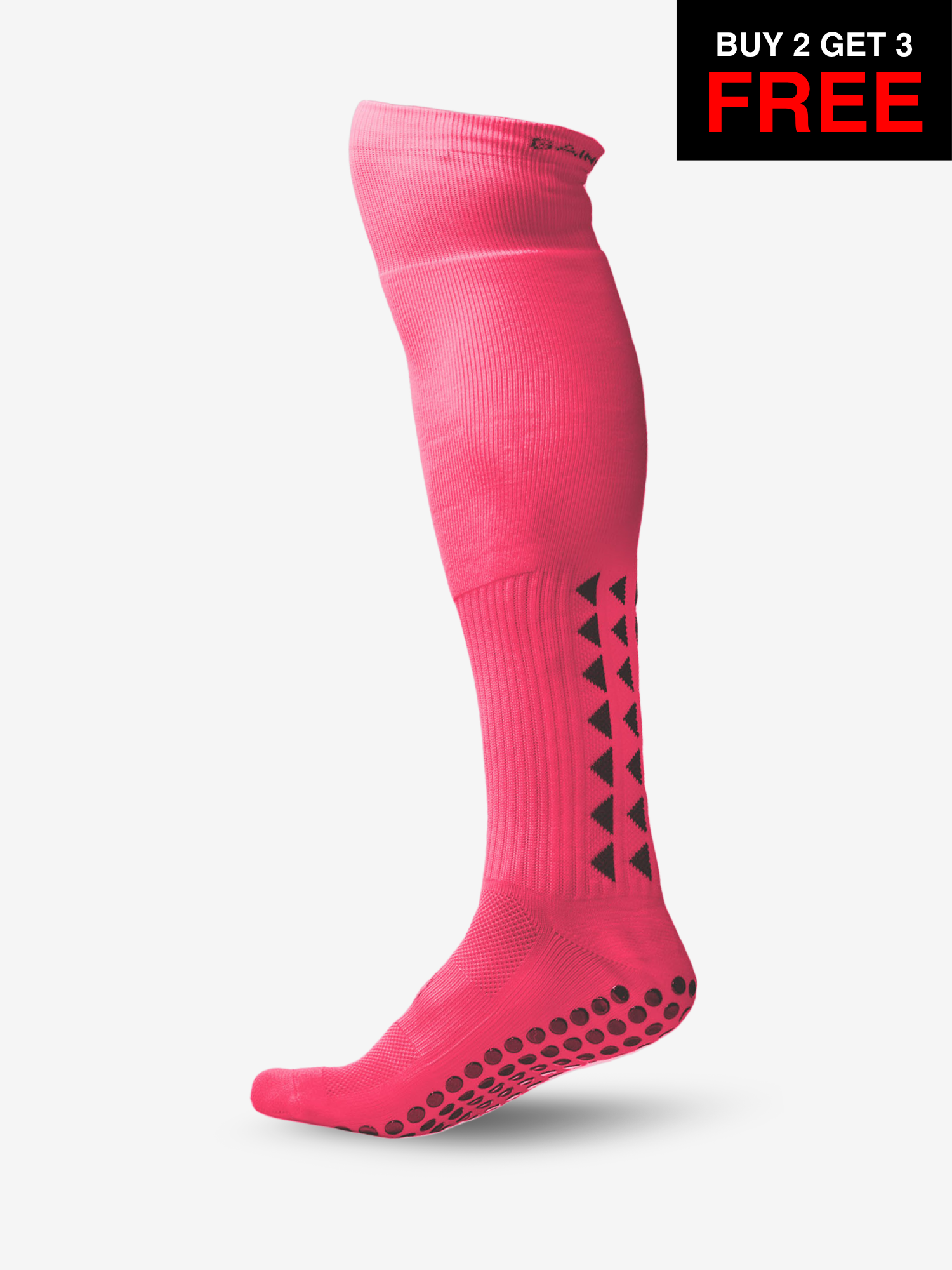 GRIP SOCKS 2.0  Full Length - Pink - SALE BUY 2 GET 3 FREE