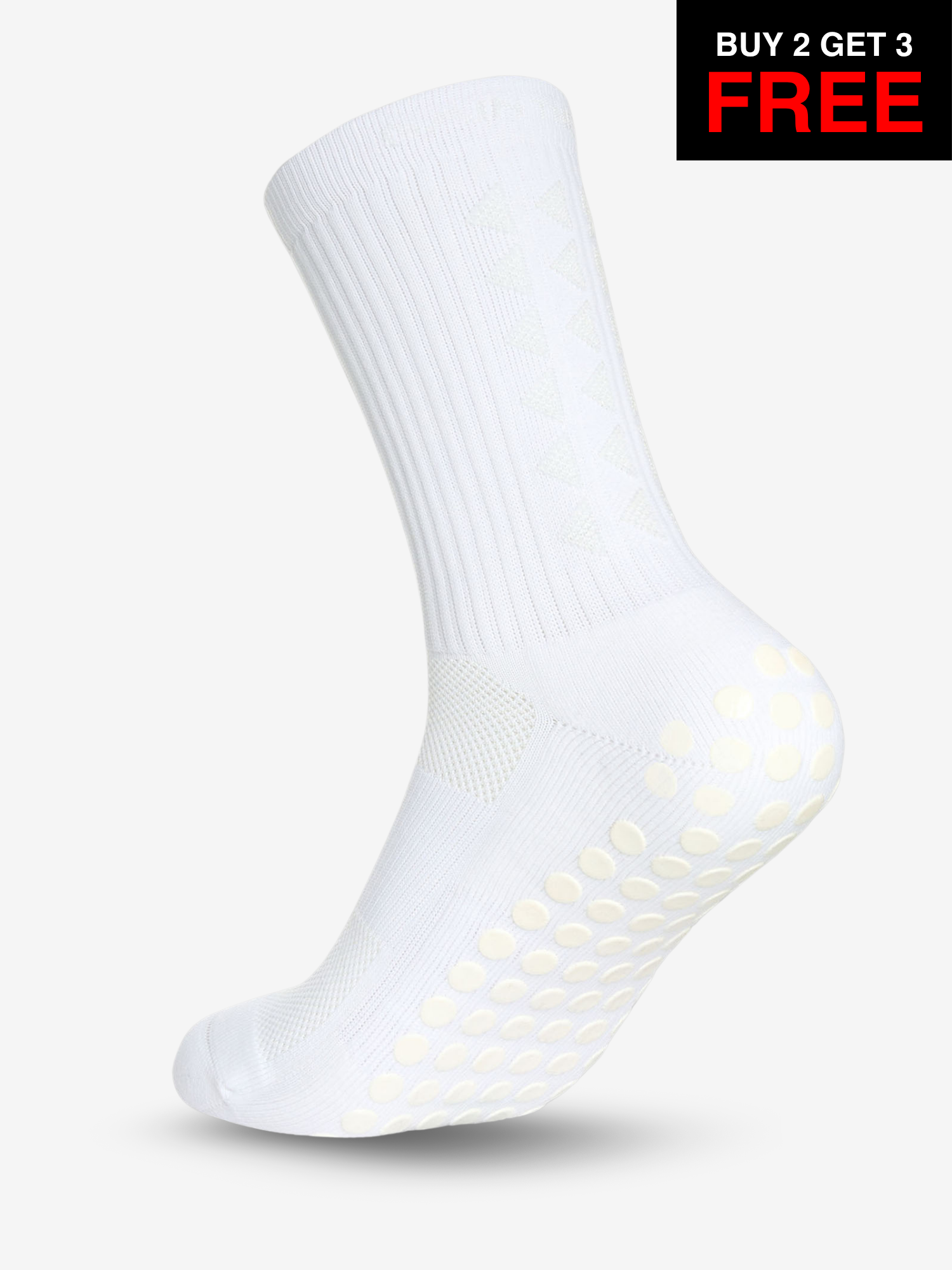 GRIP SOCKS 3.0 midcalf length - WHITEOUT - SALE BUY 2 GET 3 FREE