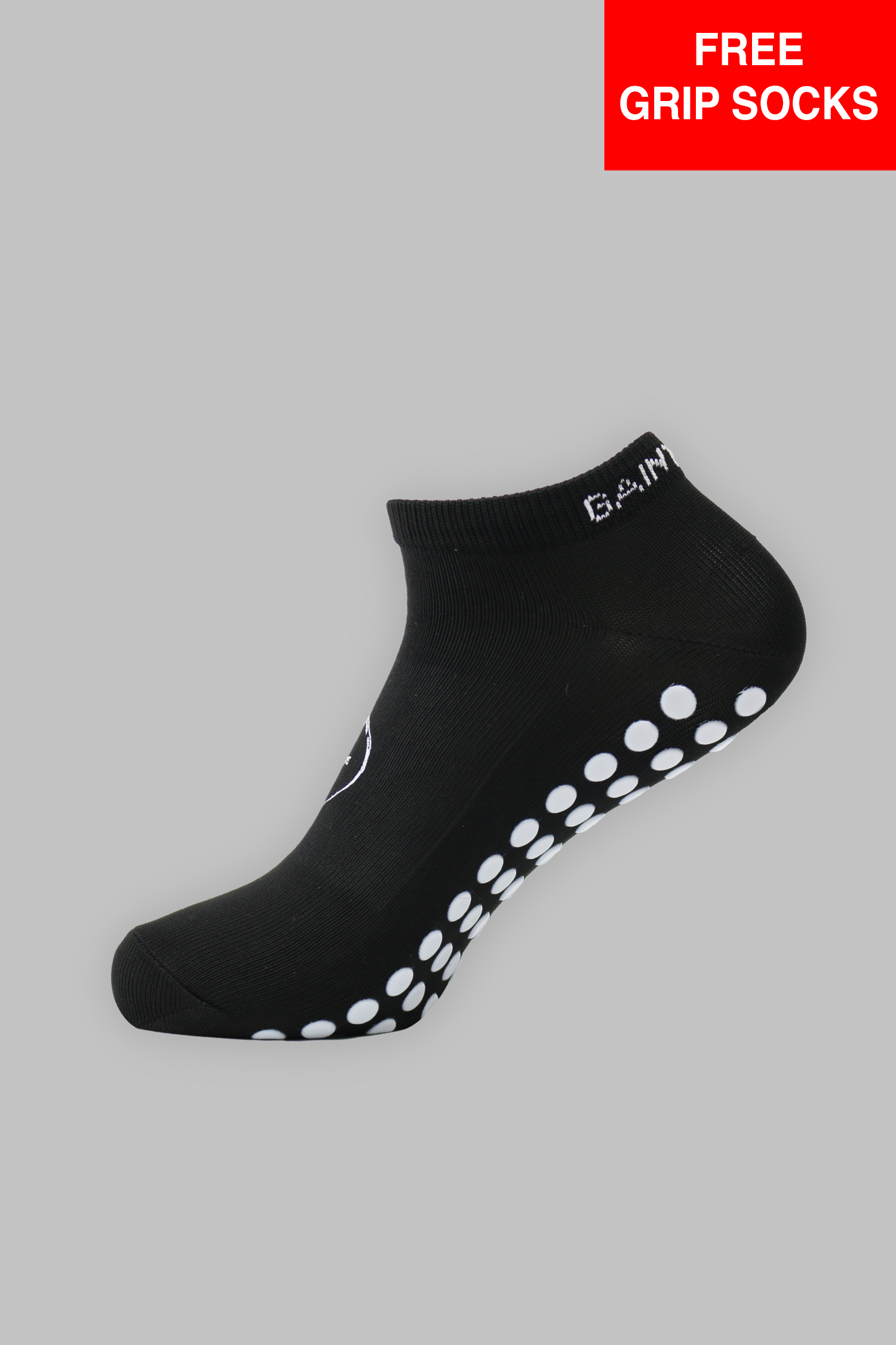 Ankle Grip Socks - Black