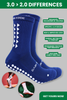 GRIP SOCKS 3.0  MidCalf Length - Navy Blue