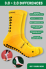 GRIP SOCKS 3.0  MidCalf Length - Orange