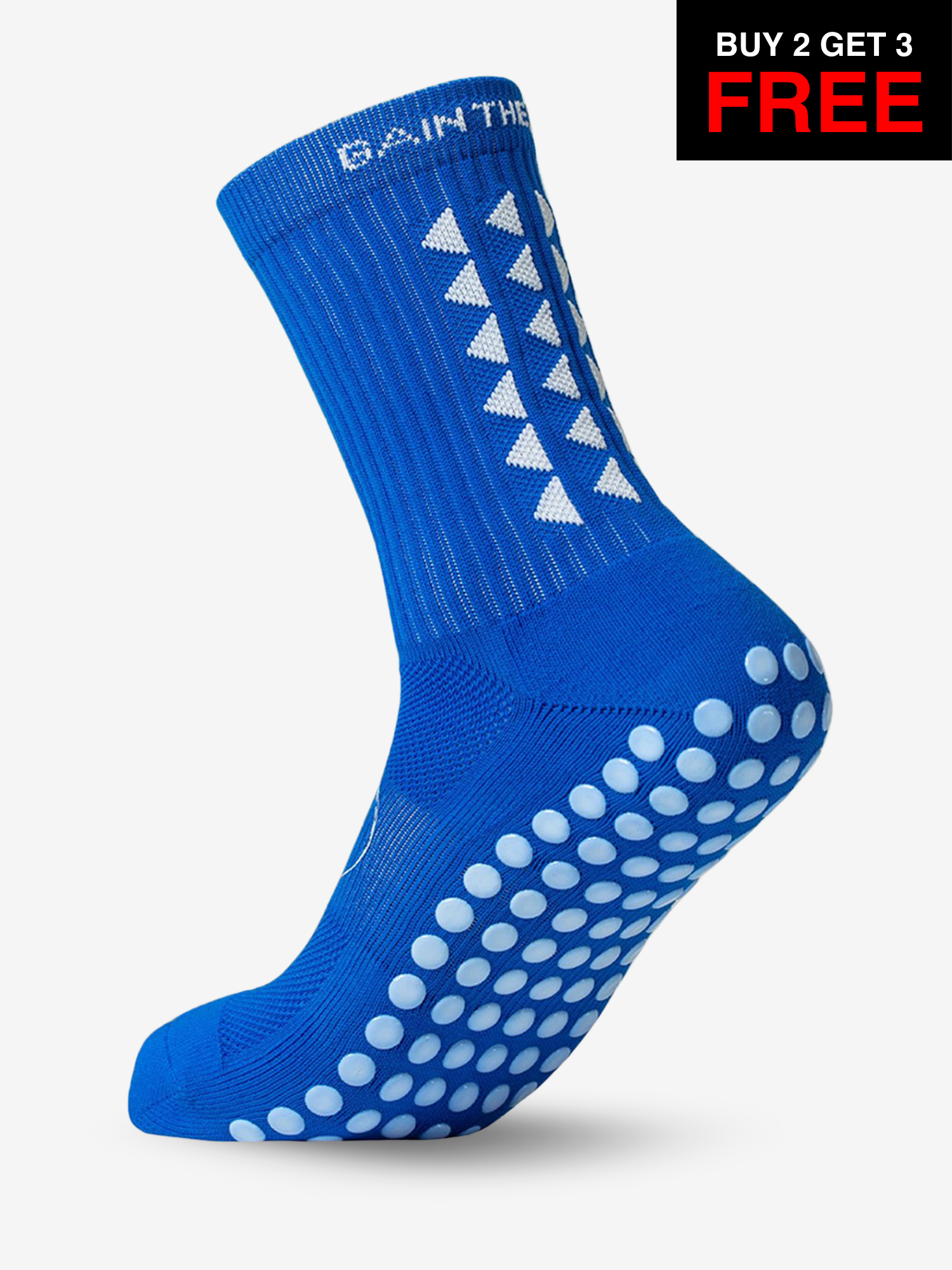 GRIP SOCKS 3.0  MidCalf Length - Blue - SALE BUY 2 GET 3 FREE