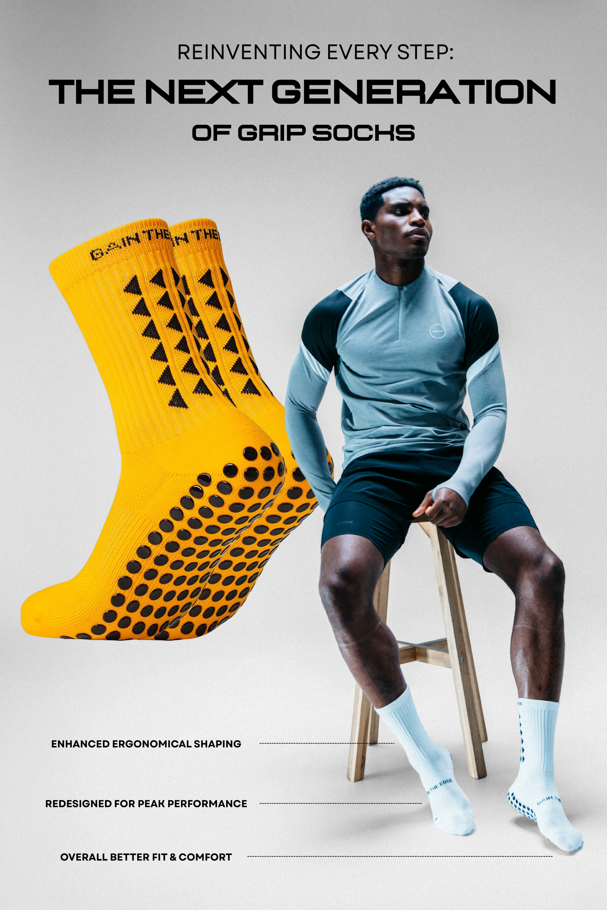 GRIP SOCKS 3.0  MidCalf Length - Orange