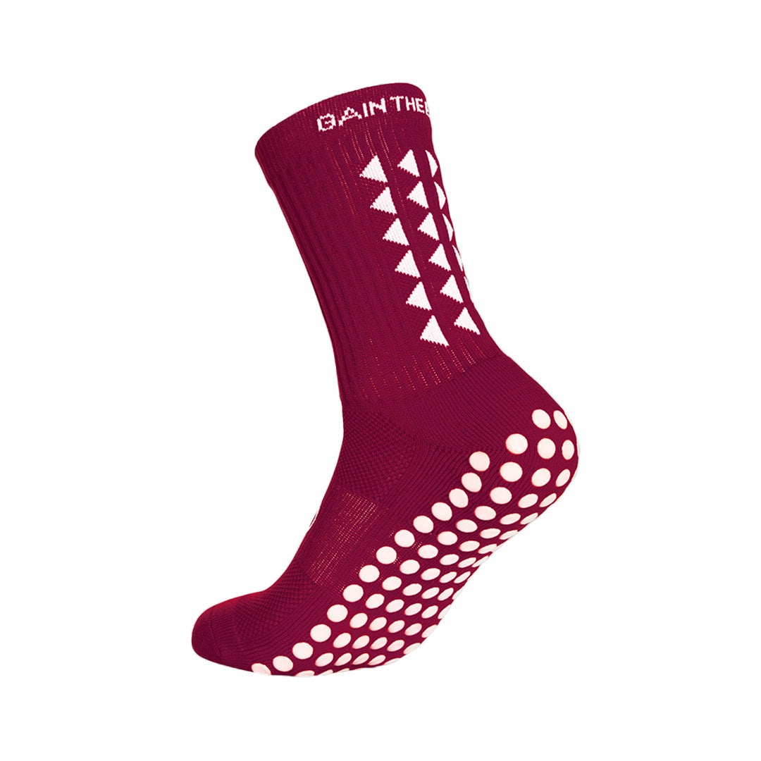GRIP SOCKS 3.0  MIDCALF LENGTH - Maroon - Bundle & Save