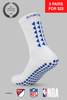 LIMITED EDITION GRIP SOCKS 3.0 - White & Blue
