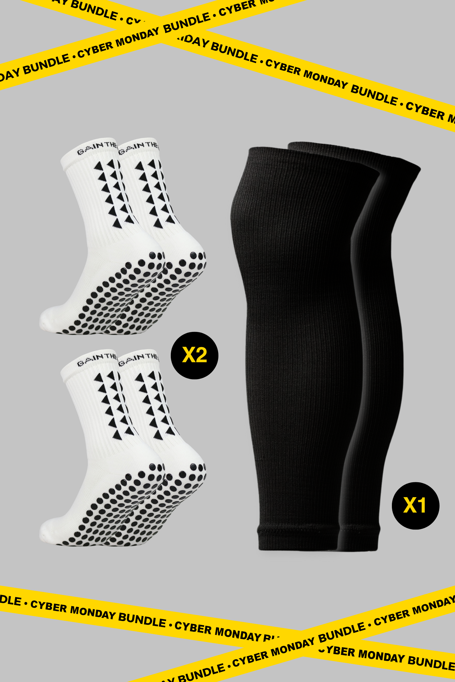 Exclusive CYBER MONDAY Grip Socks & Sleeves Bundle