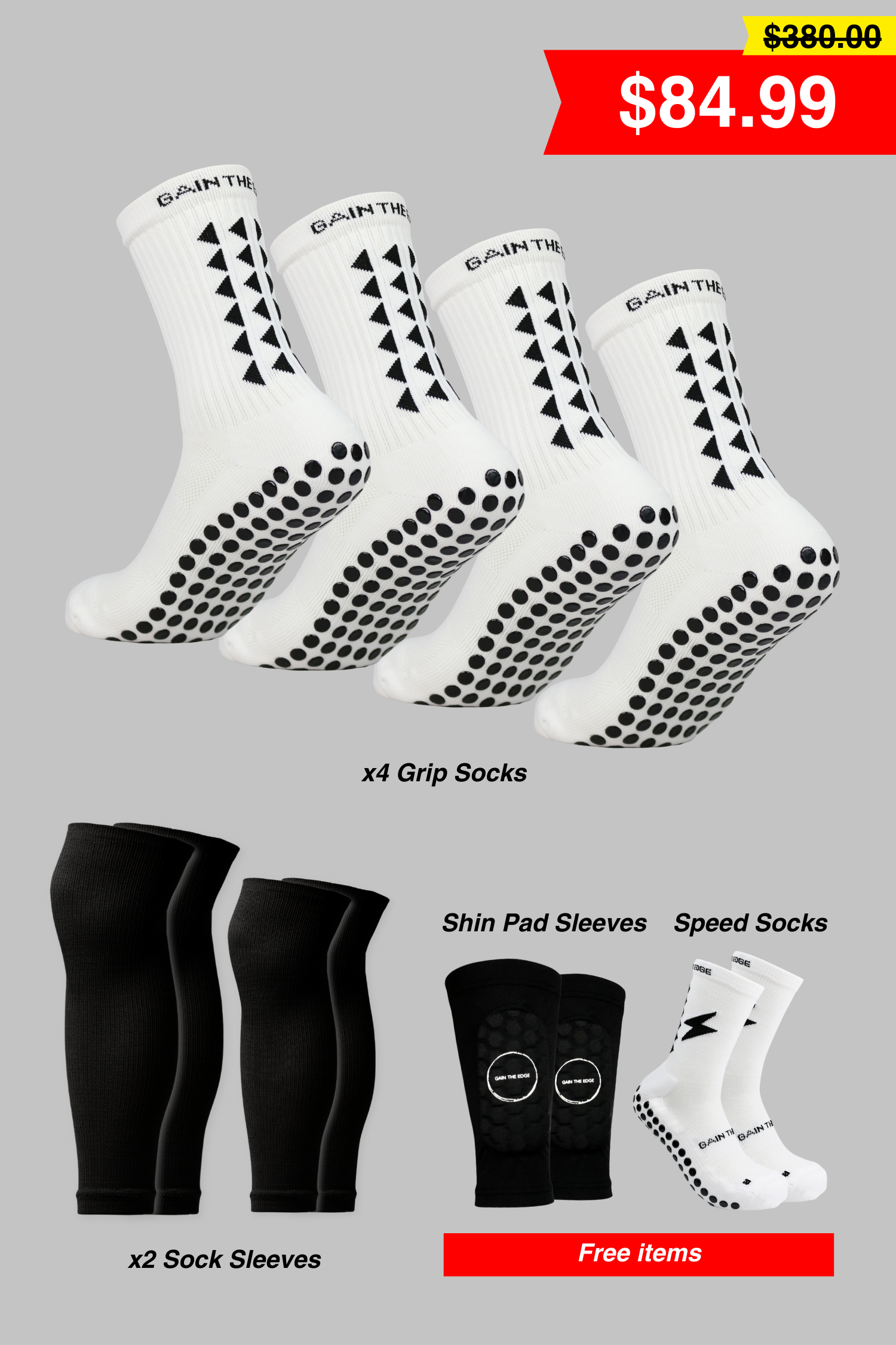 GRIP SOCKS BEST SELLING BUNDLE - ULTIMATE SAVINGS