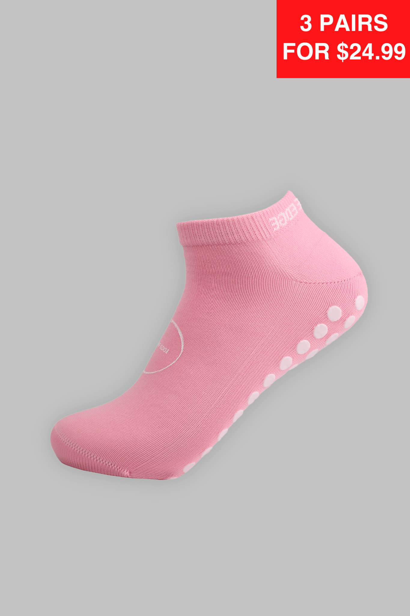 Ankle Grip Socks - Pink - Gain The Edge US