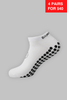 Ankle Grip Socks - White - Gain The Edge US