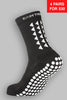 GRIP SOCKS 2.0 MidCalf Length - Black - Gain The Edge US