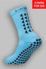 GRIP SOCKS 2.0 MidCalf Length - Light Blue - Gain The Edge US