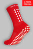 GRIP SOCKS 2.0 MidCalf Length - Red - Gain The Edge US