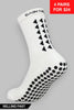 GRIP SOCKS 2.0 MidCalf Length - White - Gain The Edge US