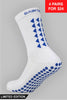 LIMITED EDITION GRIP SOCKS 2.0 - White & Blue - Gain The Edge US