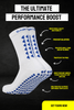 LIMITED EDITION GRIP SOCKS 2.0 - White & Blue - Gain The Edge US