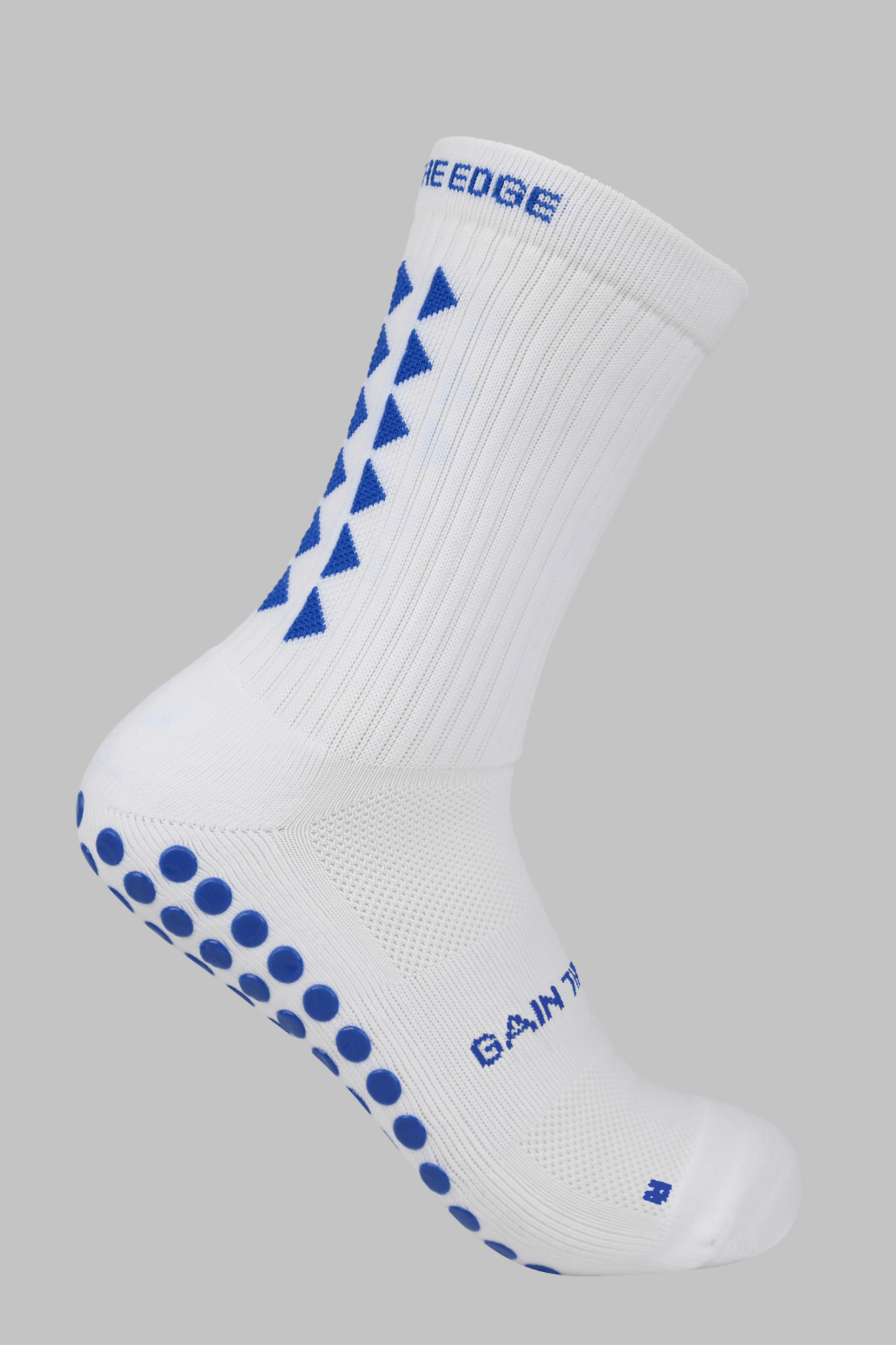 LIMITED EDITION GRIP SOCKS 3.0 - White & Blue - Gain The Edge US